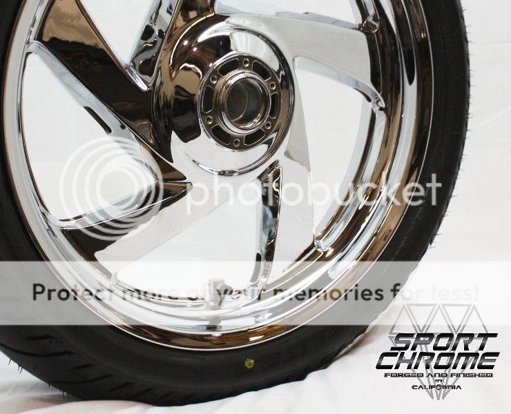 0115 GL1800 Goldwing Chrome Wheel Rim Set New SHOW QUALITY Wheels Rims